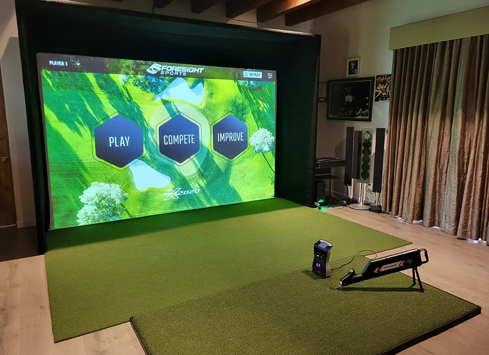 paradise greens indoor golf simulator