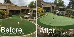 custom putting greens