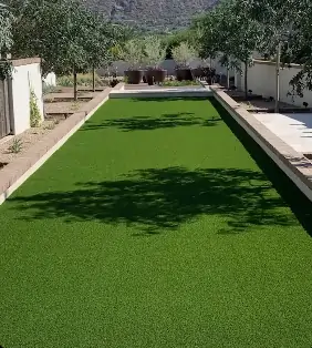 bocce athletic turf