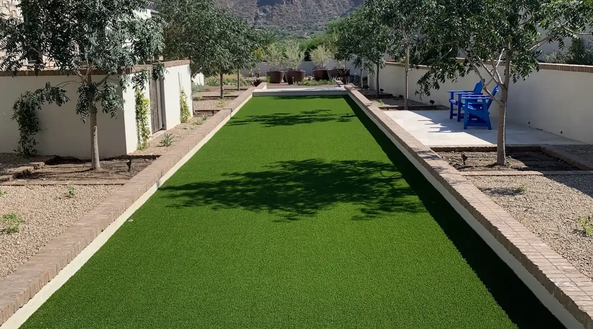 bocce ball court paradise greens