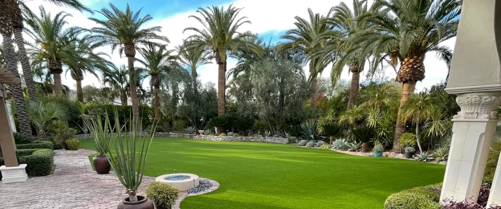 Artificial grass lawn from Paradise Greens