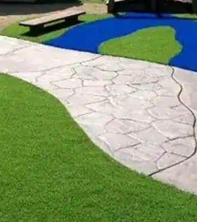 playground artificial grass lawn