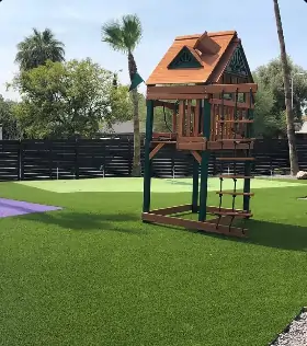 playground artificial grass lawn