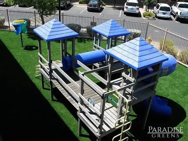 backyard playground artificial grass