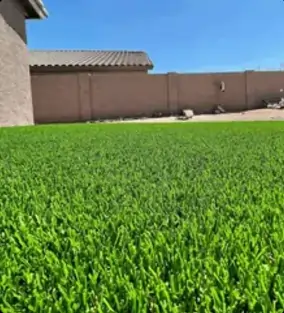 residential artificial grass lawn